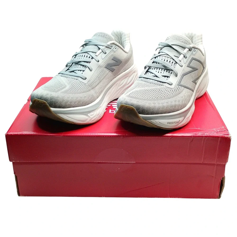 New Balance Fresh Foam X 1080 v14 Men Size 12 Grey Running Shoes M108014G